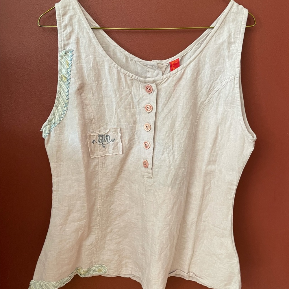 NEW Ewa i Walla cotton Tank in dusty pink size S